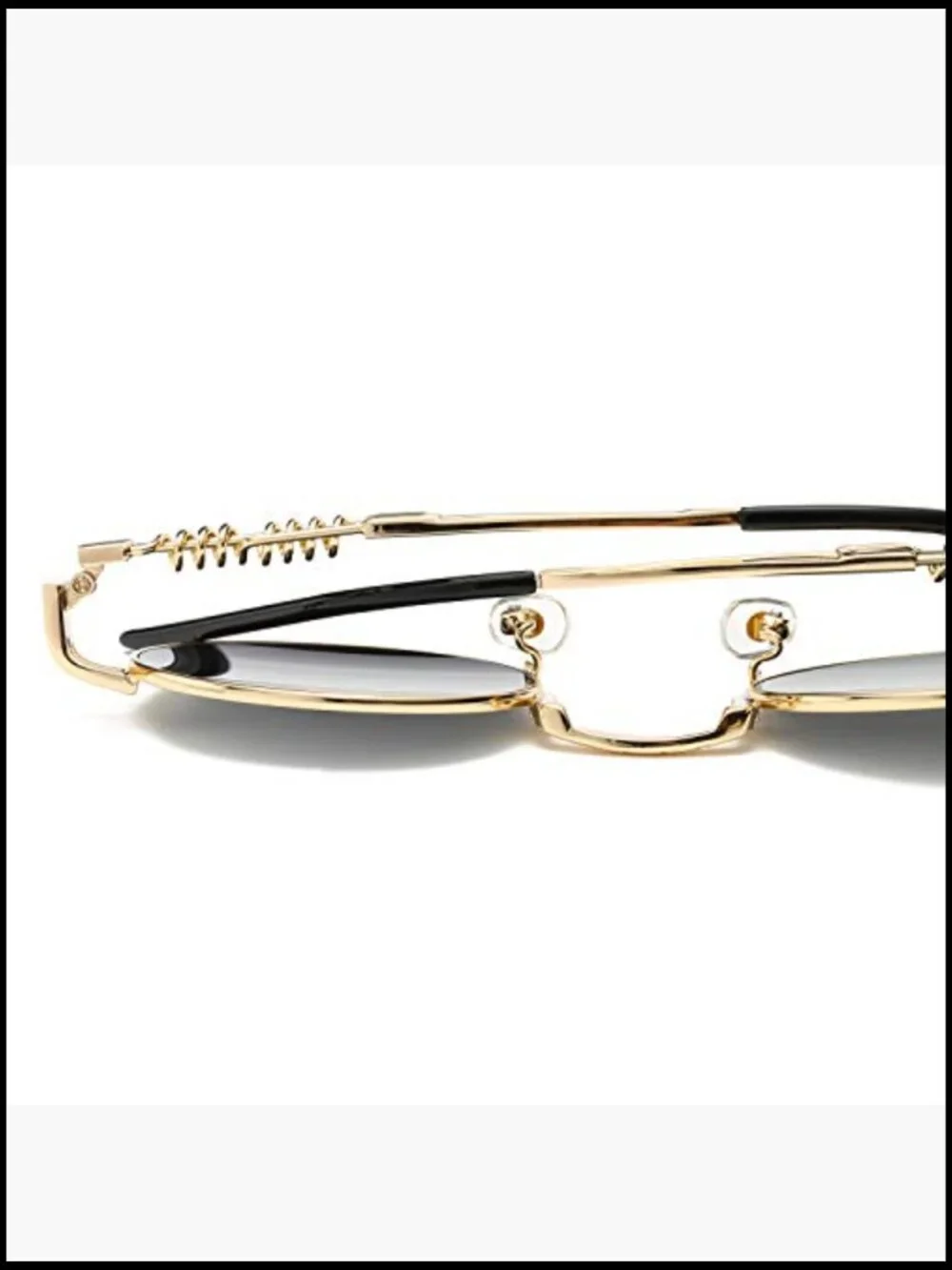Steampunk Round Sunglasses Metal Frame Circle Shades Non-Polarized UV Protection